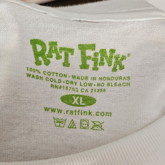 Vintage 2008 Rat Fink "Race?" T-Shirt - Picture 8 of 8